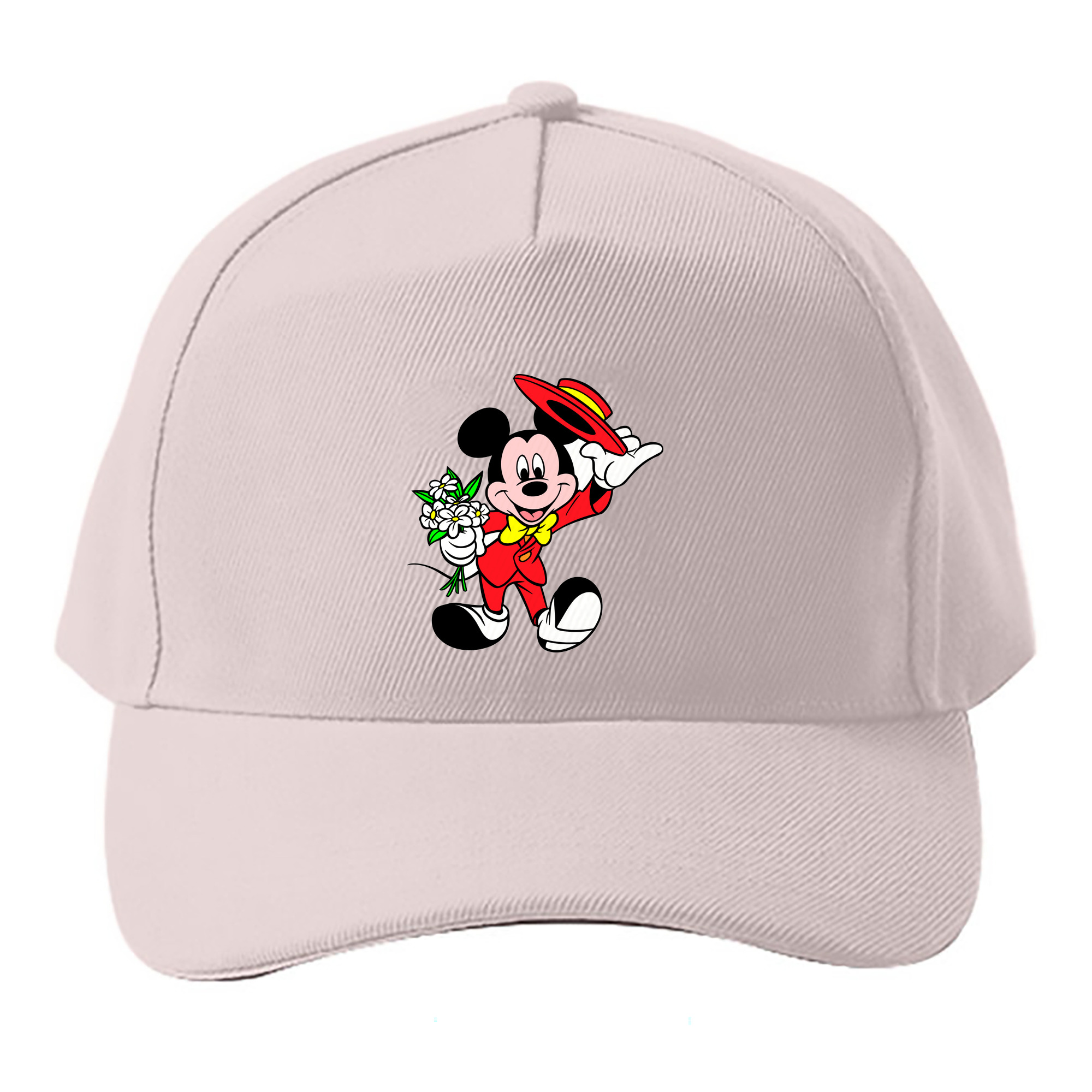 （画像用） ミッキーマウス Mickey Mouse ベースボールキャップ 綿100％ 男女兼用 帽子 スポーツ